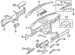 New Genuine Ford Mustang Inner Trim Cover Right Passenger Oe FR3Z63046A34AA. Fixed Price $46.48.