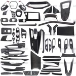Real Dry Carbon Fiber Full Interior Set Cover Trim Kits For Corvette C8 2020-26. Fixed Price $243.99.