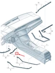 New Audi Q7 Instrument Panel Led Module 4M8947355L. Fixed Price $28.89.