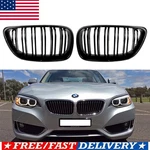 Pair Gloss Black Front Kidney Grill For Bmw F22 F23 M235I F87 Coupe 2014-2021. Fixed Price $23.98.
