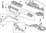 Honda 77611-3S5-A01ZA Center Air Outlet Vent 23-25 Acura Integra New #3 Image. Fixed Price $39.97.