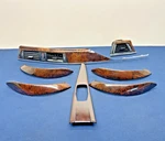 Bmw F30 F32 F33 F36 Center Console Dash Wood Burr Walnut Interior Trim Set Oem. Fixed Price $146.07.