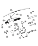 Genuine Mopar Instrument Cluster Bezel 1BJ041ZAAA. Fixed Price $355.51.