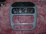 Dash Radio Heater Bezel Silverhatch Color Dodge Plymouth Neon SRT4 Sxt 2000-2005. Fixed Price $44.99.