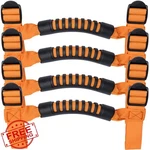 Danti 4PC Orange Roll Bar Grab Handles For Jeep Wrangler Yj Tj Jk Jlu. Fixed Price $20.00.