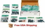 Fits 1965-66 Ford Mustang Std Coupe Amk Master Interior Screw Kit 236 Pcs. Fixed Price $186.79.