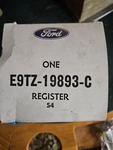Nos Ford E9TZ-19893-C Rh Dash Heater A/c Vent 89-91 Ranger/bronco Ii 4X4. Fixed Price $70.00.