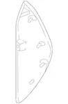 Genuine Volkswagen Side Cover 3CN-858-247-82V. Fixed Price $22.95.