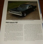 1965 Ford Galaxie 427 Specs Info Photo 500XL. Fixed Price $5.39.