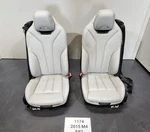 Oem Bmw F83 M4 Front Driver Passenger Sport Seats Leather Merino Silver Set *. Fixed Price $1148.00.