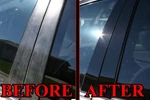 Black Pillar Posts For Mercedes C-class 15-18 (sedan) W205 6PC Set Door Trim. Fixed Price $47.96.